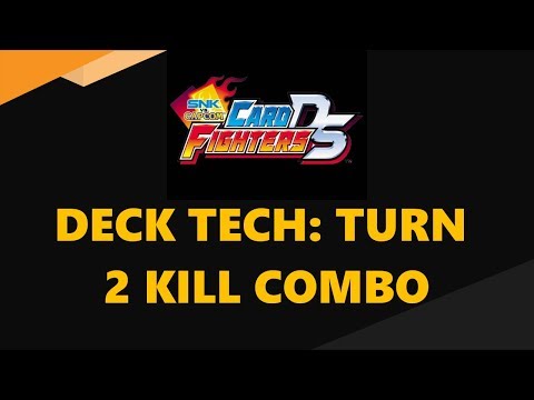 SNK vs. Capcom Card Fighters DS: Deck Tech 1 - Looping Actions (TURN 1-2 K.O.!)