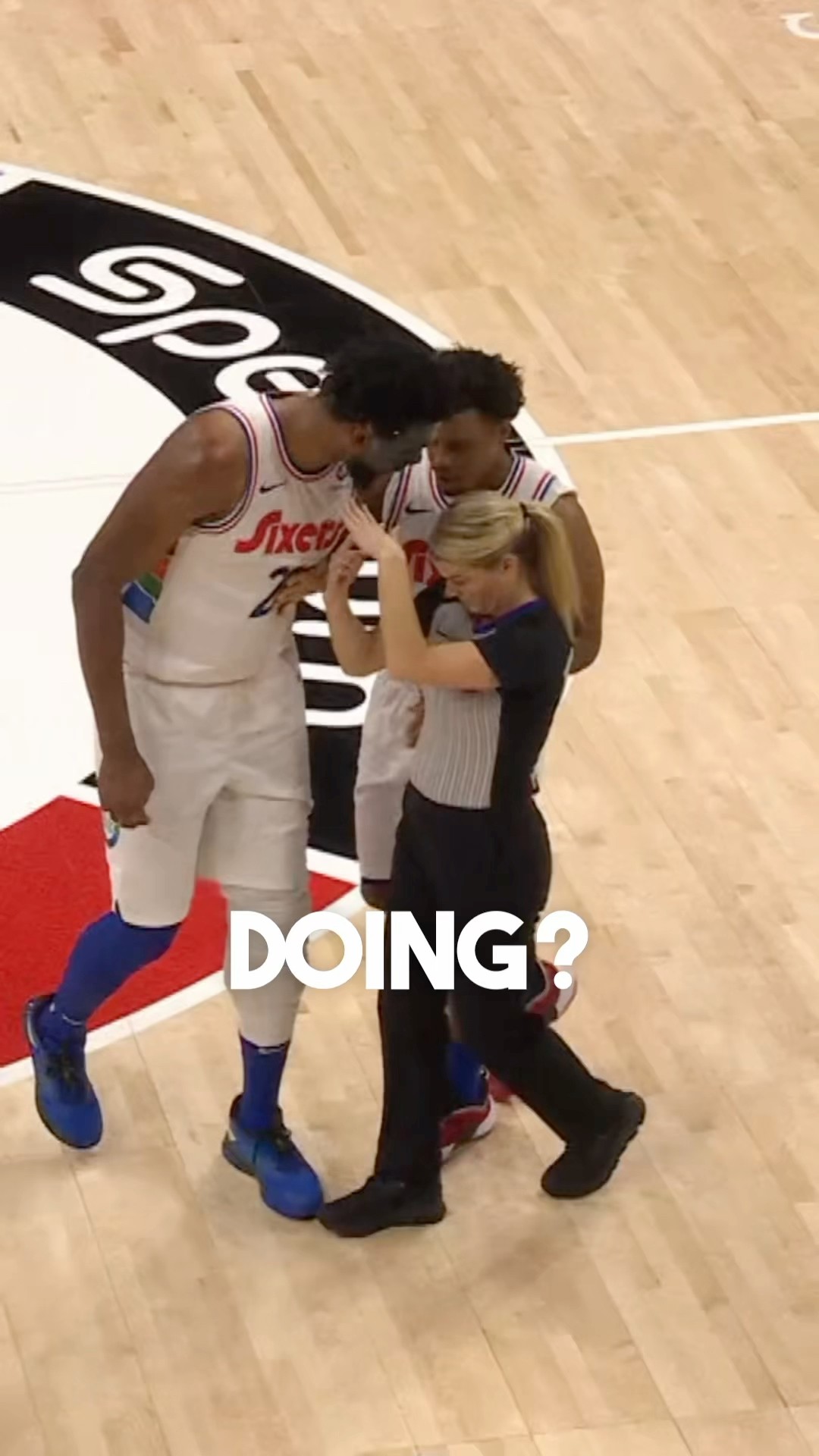 Embiid CRASHED OUT on her ?