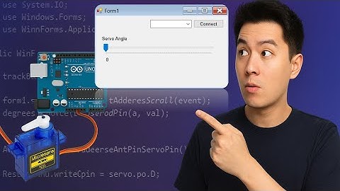 Tự Làm App C# WinForm Điều Khiển Servo SG90 Siêu Dễ