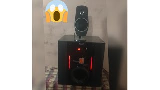 Pizaro Home Theatre Bass Test 😱| Heavy Bass 👍#subscribe #viral #trending #speaker #shorts