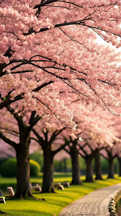Cherry trees with flowers #love #singer #alive #fruit #biology #food #nature