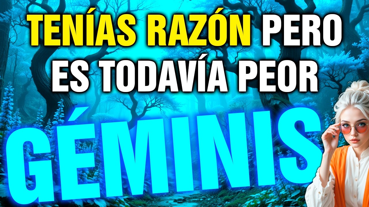 géminis 💥 TE CONFIRMAN ALGO QUE SOSPECHABAS… pero la realidad es aún peor