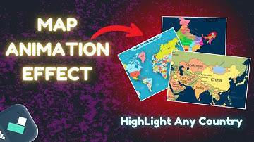 How to Animate Maps in Filmora 14 | Map Animation like dhruv rathee, nitish rajput