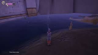 Collect Entry 35 from a pond in the Amphitheater, Palia