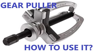 Puller. Gear puller. How to use it?