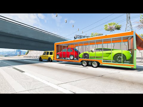Trucks vs Bridge #1 #beamngdrivecrashes
