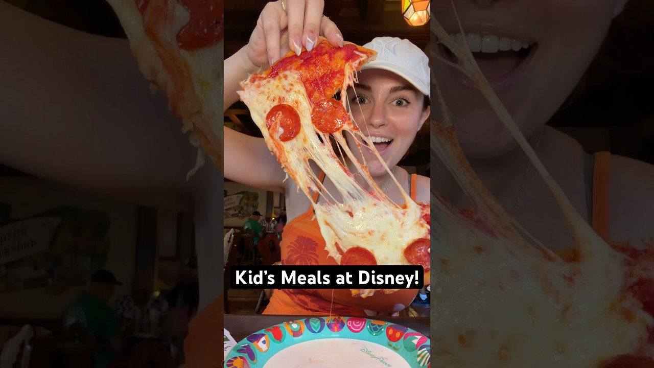 Only eating kids meals at Disney world! #disney #epcot #magickingdom #animalkingdom #kids #foodie