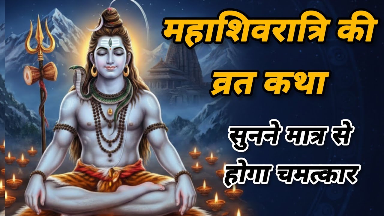महाशिवरात्रि की व्रत कथा सुनने मात्र से होगा चमत्कार  | Mahashivratri Katha