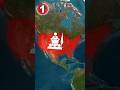 Top 5 US States That Would Be DESTROYED First in WW3 🇺🇸☢️ #shorts