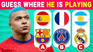 GUESS THE NATIONAL TEAM AND CLUB OF THE PLAYERS | FOOTBALL QUIZ 2023/2024