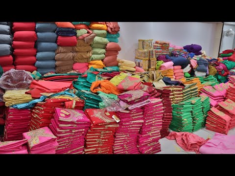 Dress Material Wholesale Market Surat | Suit Wholeslae Market | Biggest Factory Outlet Surat