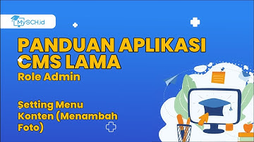 Paduan Aplikasi CMS cara Setting Menu Foto untuk website sekolah