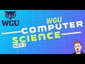 Computer Science Undergrad - Week One (WGU)