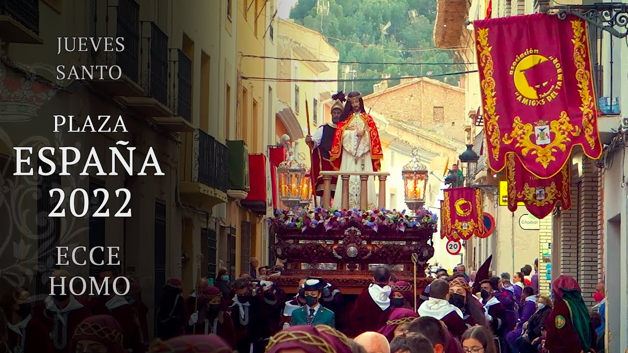Inicio procesión de Jueves Santo | Ecce Homo, 2022. A.M. Cruz Roja