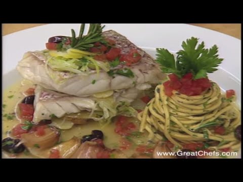 Roasted Red Snapper - Alfred Portale - Great Chefs