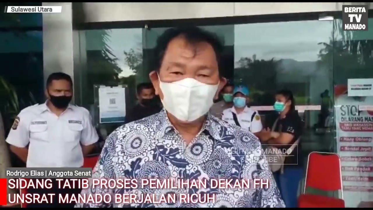 SIDANG TATIB PROSES PEMILIHAN DEKAN FH UNSRAT MANADO BERJALAN RICUH
