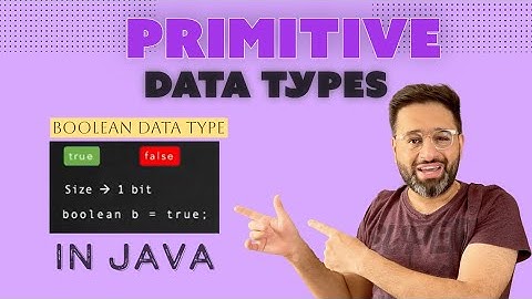 Boolean Data Type | JAVA Programming Language | boolean primitive type