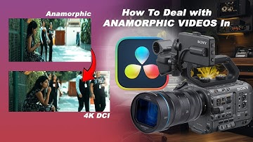 How To Deal with Anamorphic Footage in Davinci Resolve | #sonyfx6 #sirui #anamorphic