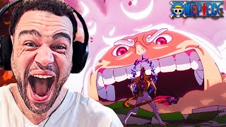 GEAR 5 LUFFY IS RIDICULOUS😂 | One Piece Episode 1101 Reaction!!!!!