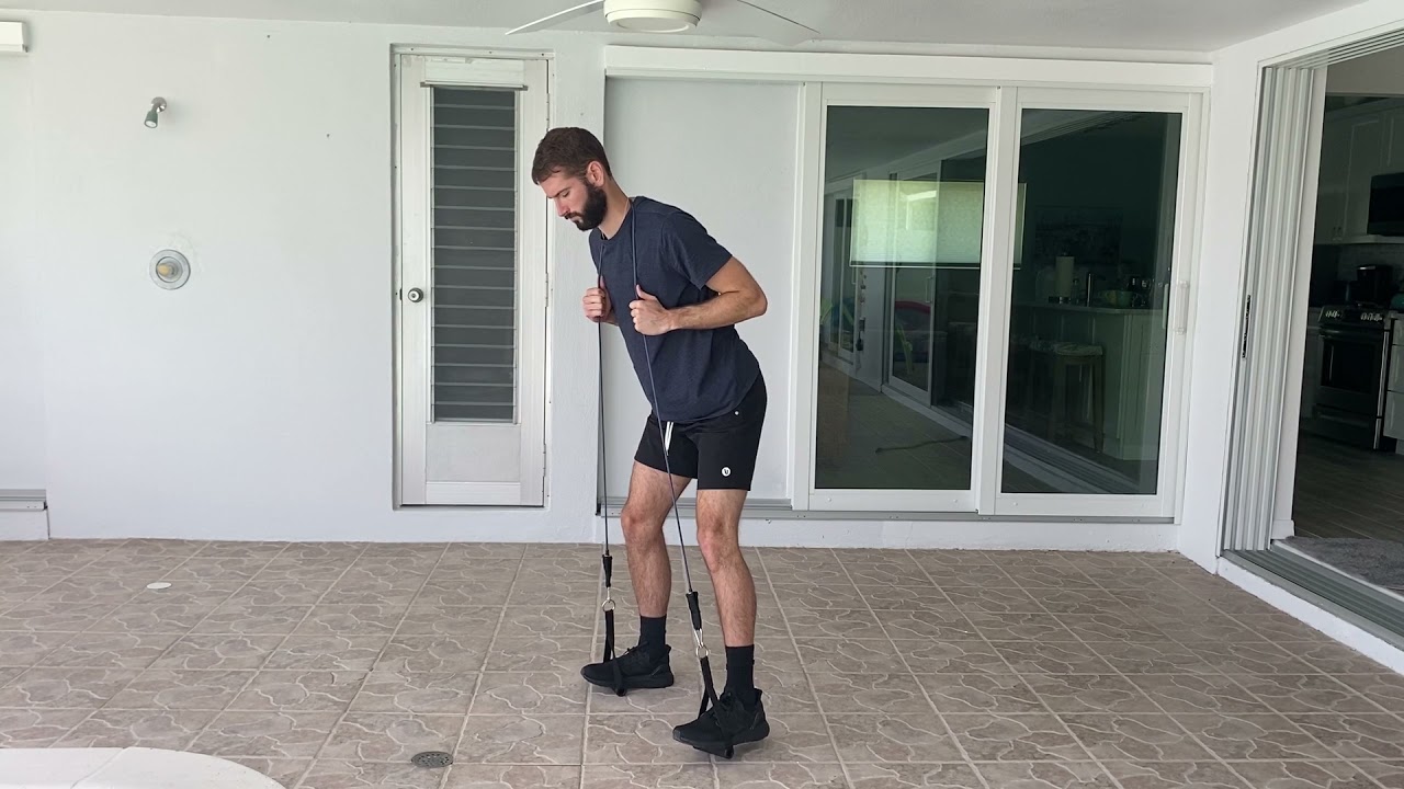 How To Do Good Mornings With Resistance Bands Purely Fit YouTube
