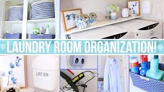 Laundry Room Organization Ideas!