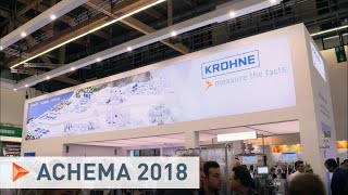 KROHNE at ACHEMA 2018