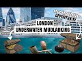 Amazing UNDERWATER Mudlarking in London - MUDLARKING LONDON ENGLAND E40