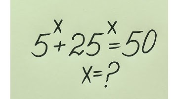 South Korean l can you solve this exponential problem? l Olympiad Math l x=?