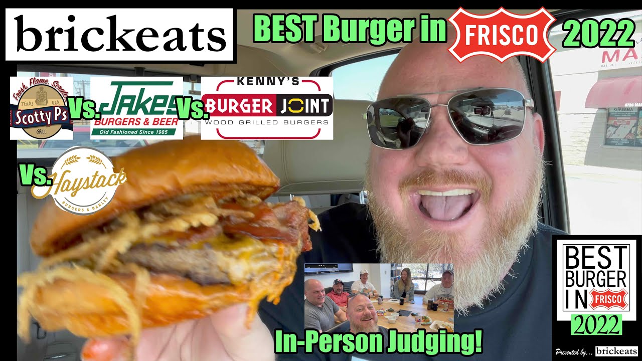 The BEST Burger in Frisco 2022! Scotty P's vs Jakes vs Kenny's vs