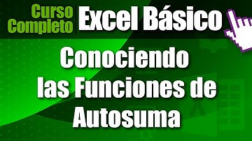 CLASE 70 ✅✅✅ Conociendo las Funciones de Autosuma: Curso Completo de EXCEL Básico✅✅✅