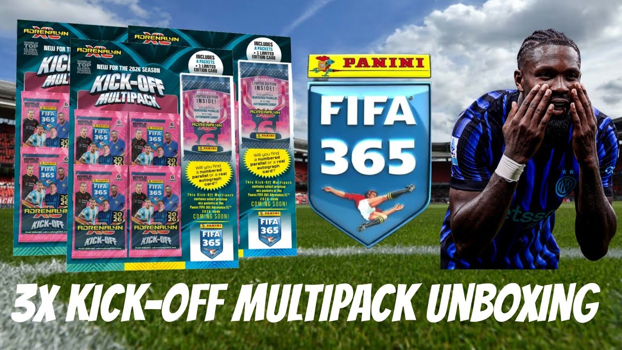 Die ersten Karten😍|Panini FIFA 365 Adrenalyn XL 2026 Trading Cards 3x Kick-Off Multipack Unboxing!💪