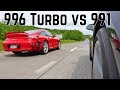 911 996 Turbo vs 911 991.2 Carrera 4S