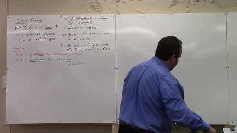 Number Theory, review of groups with focus on cyclic groups, 8-31-21 part 1