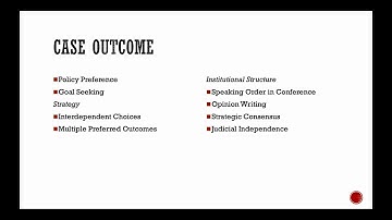 Courts Video Lecture #2 - Judicial Decision-Making