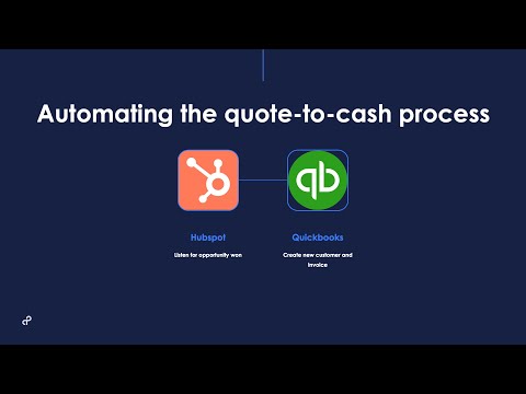 Automating quote-to-cash with Hubspot and Quickbooks