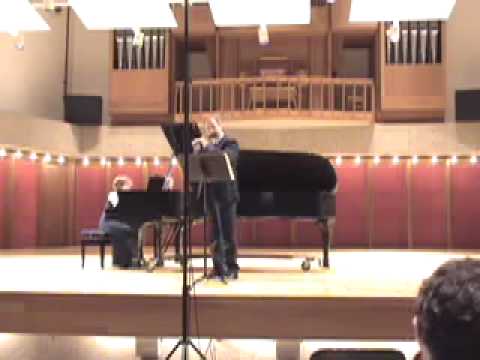 Sonata for Piccolo and Piano (Gary Schocker) - Mvt...