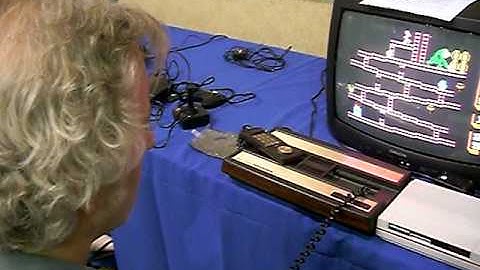 Dave Warhol Intellivision Programmer Playing DKinty