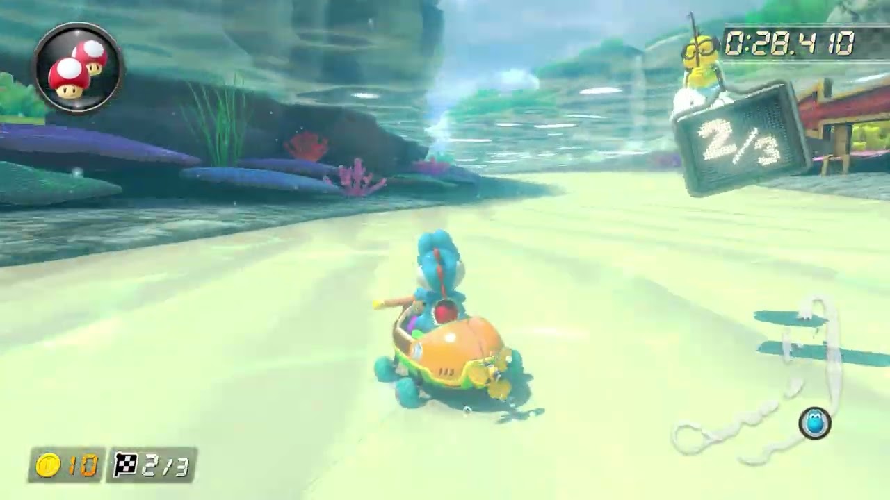 Dolphin Shoals [200cc] - 1:21.729 - Alberto (Mario Kart 8 Deluxe