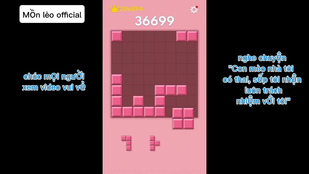 Chơi Block Blast và nghe chuyện 