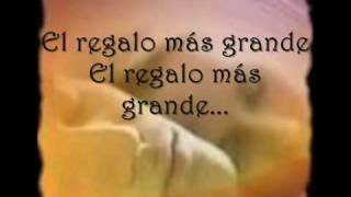 Video thumbnail of "El regalo más grande - Tiziano Ferro y Amaia Montero (letra)"