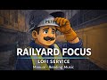 Petey Welding in the Railyard | Calm Precision at Work – “Railyard Focus” (Lo-Fi Industrial Beat)