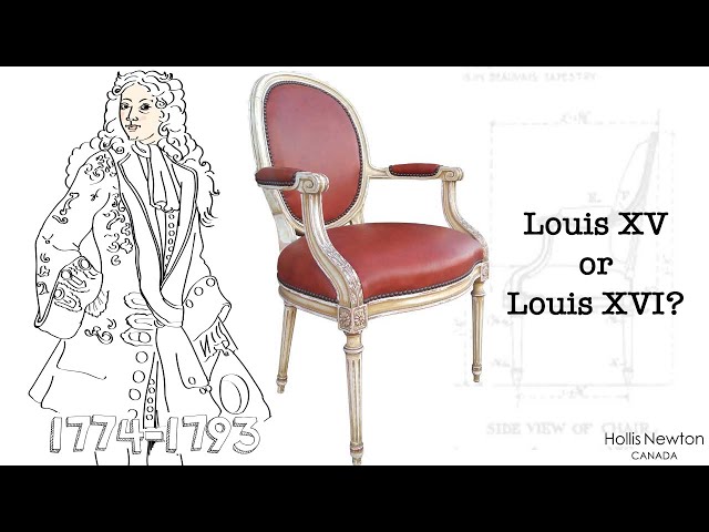 The Difference between Louis XV and Louis XVI style chairs 