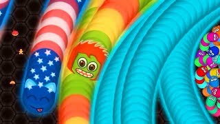 Wormate.io Immortal Pro Trapper Worm Vs Big Bad Angry Worms Wormateio Epic Gameplay screenshot 5