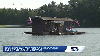 A new Maine law puts the future of a family's floating camp in question