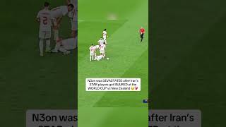 N3on was DEVASTATED after Iran’s STAR players got INJURED at the WORLD CUP 😔❤️🩹 #n3on #worldcup