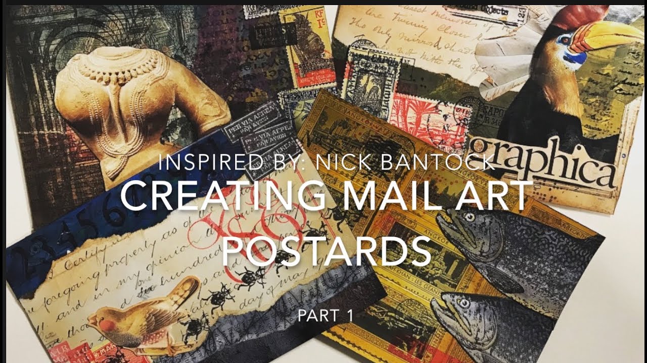 What is postcard art? 