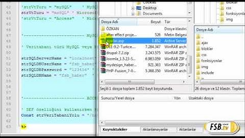 FsbNetwork.Tv - MyDesign Haber MsSQL Veritabanı İle Kurulum Yapmak.
