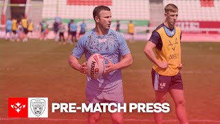PRE-MATCH PRESS: Willie Peters talks injuries, Leigh and more!