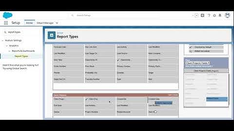 Adding fields to a custom report types in Salesforce