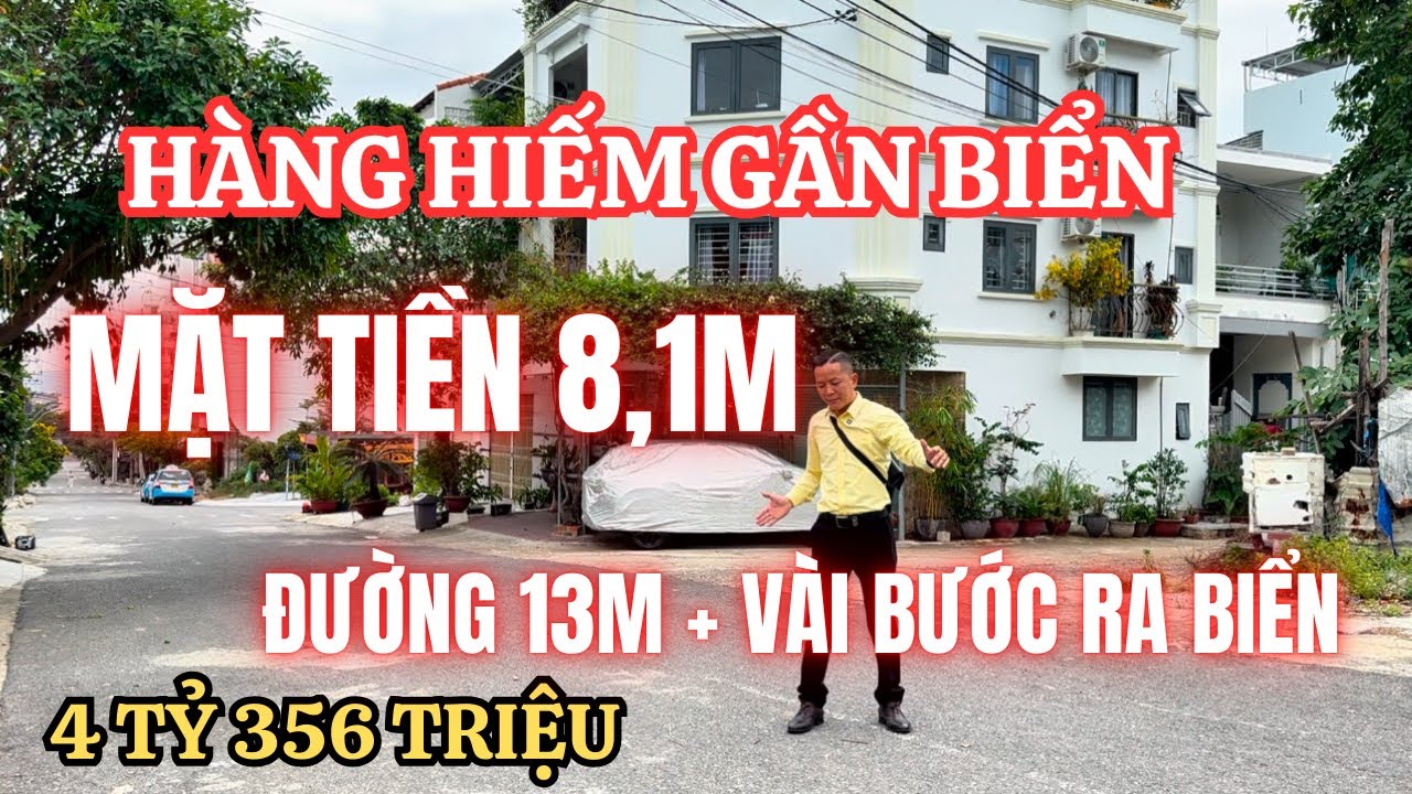 Hàng hiếm mặt tiền rộng đến 8,1m gần Biển Nha Trang đường ô tô lớn | Nhà đất Nha Trang gần Biển